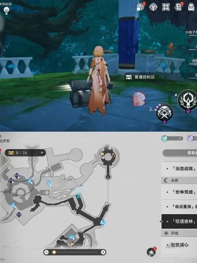 《崩坏星穹铁道》呓语密林神悟树庭若虫解密，七贤雕像位置速查攻略！