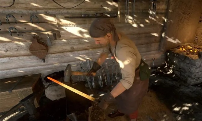 《天国拯救2》锻造奥秘：深度解析全新打铁工艺精髓