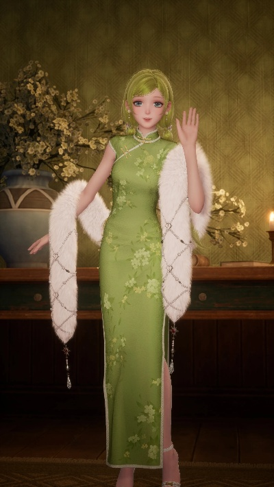 《无限暖暖》旗袍获取攻略：绿色绣花旗袍新玩法大揭秘