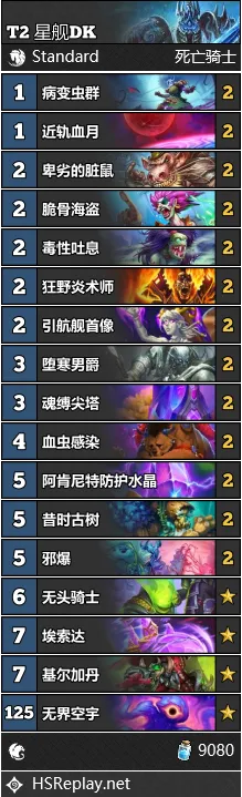 星舰彩虹DK卡组攻略：深度解析全新战术价值