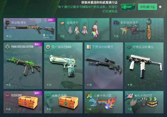 CS2武库通行证揭秘：解锁海量皮肤宝藏