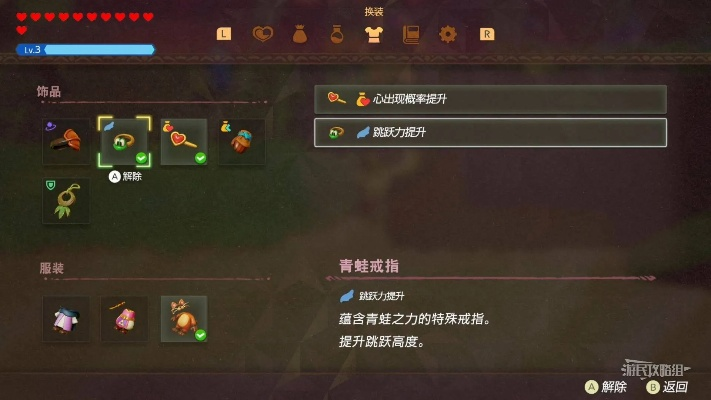 《塞尔达传说》全饰品效果解析与高效收集技巧攻略
