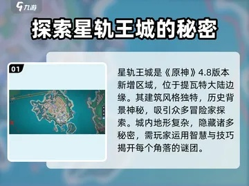 星轨王城宝藏攻略：木牌位置速查，解锁4.8星神秘宝藏