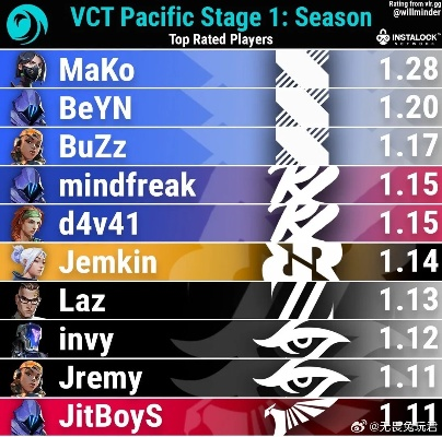 2024VCT年度荣耀揭晓：无畏契约最佳名单大揭秘！