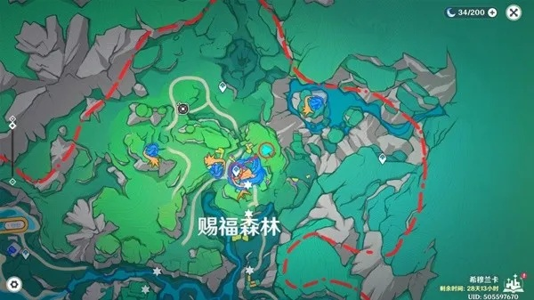 《原神》赐福森林飞羽分布攻略，欢声环绕秘境探秘新视角