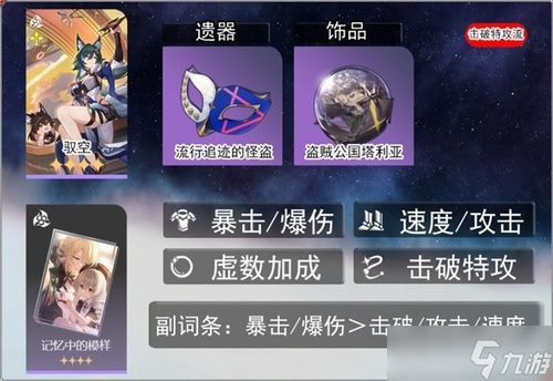 《崩坏星穹铁道》云璃遗器搭配攻略：高效升级新秘籍