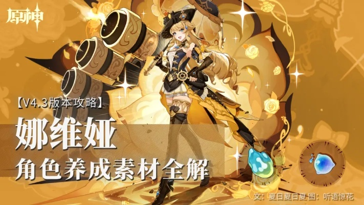 《原神》4.8上半UP角色攻略：全面解析娜维娅培养技巧与价值提升