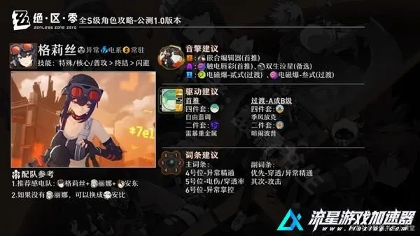 《绝区零》格莉丝天赋解析：音擎驱动搭配攻略全解析