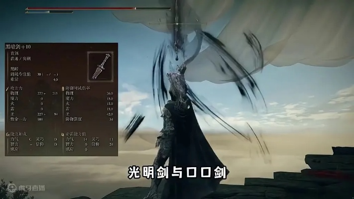 《艾尔登法环》DLC光明剑暗藏秘籍，黑暗剑获取攻略大揭秘！