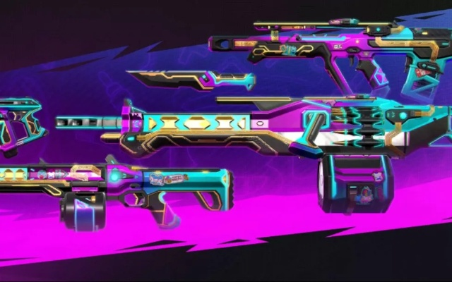 《无畏契约》新皮肤特效曝光，紫金3.0喷漆即将闪耀登场！