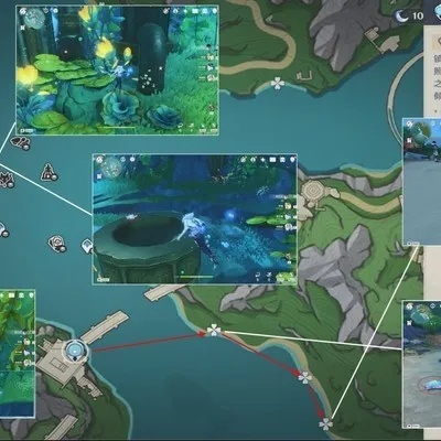 《原神》幽光星迹攻略：揭秘高效采集路线指南