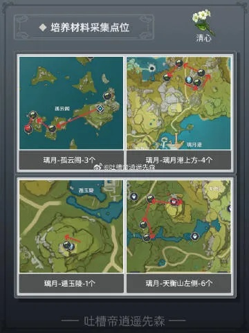 《原神》清心路线攻略：一网打尽采集秘境新发现