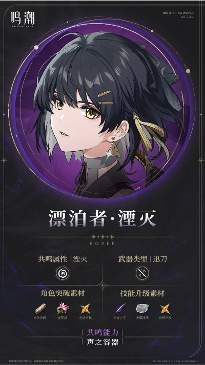 《鸣潮》湮灭漂泊者养成秘籍：暗主成长攻略全解析