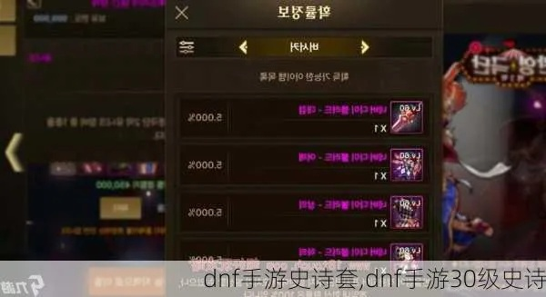 DNF手游职业强属解析，史诗套装搭配攻略大揭秘！