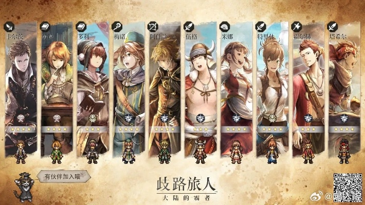 《霸者之路》四星角色攻略：打造最强歧路旅人队伍秘籍