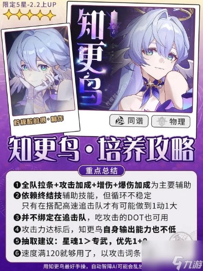 《崩坏星穹铁道》知更鸟技能解析：揭秘全新价值力场效应