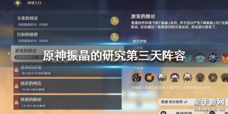 《原神》振晶攻略：第三日满奖励阵容深度解析，打造最强阵容！