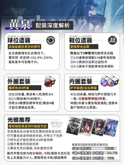 《崩坏星穹铁道》黄泉遗器搭配攻略：打造最强黄泉一图流培养秘籍