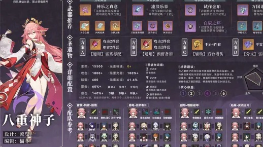 八重神子武器圣遗物搭配攻略，打造强力输出新选择