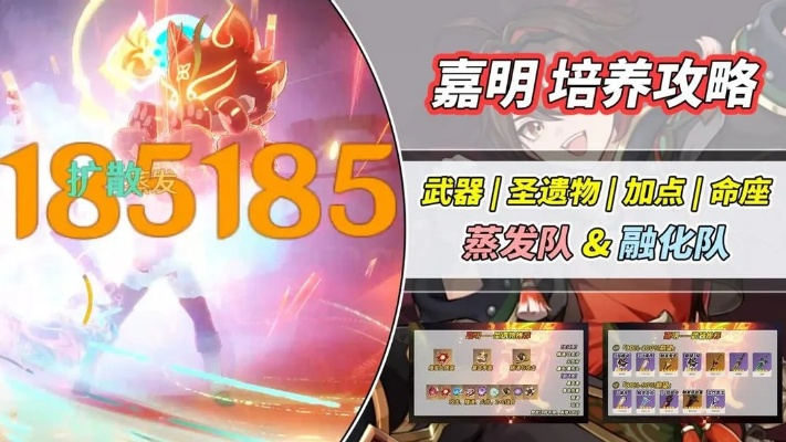 《原神》嘉明培养攻略：深度解析技能与顶级出装搭配推荐，打造最强嘉明！