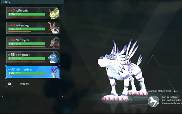 《幻兽帕鲁》独家MOD：加鲁鲁兽变身紫霞鹿，体验全新幻兽进化之旅