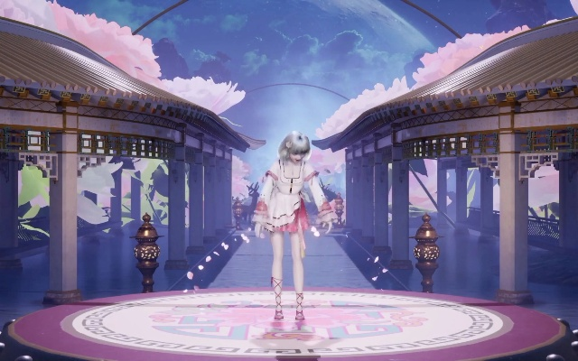 星瞳幻雨伞舞双人萝莉版，梦幻联动新体验