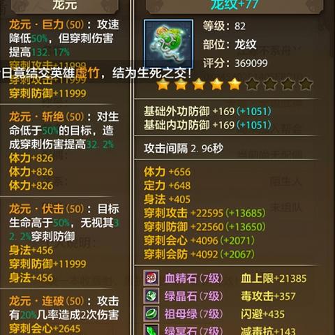 天龙龙纹玩不转？私服版本差异/洗练避坑/实战收益攻略全揭秘