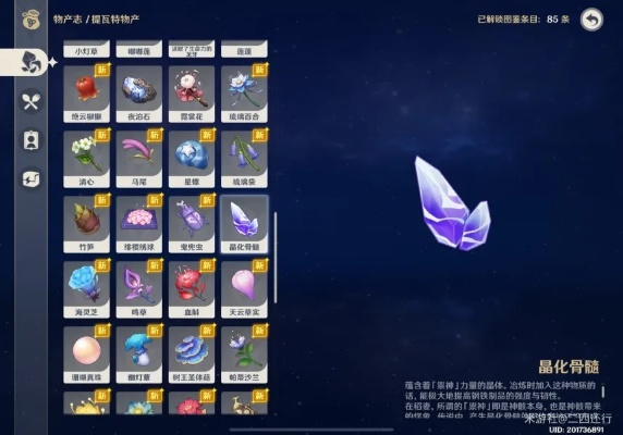 《原神》紫晶宝藏速览：提瓦特全地图珍稀物产盘点攻略