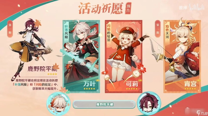 《原神》4.2版本角色揭秘：深度解析UP角色与活动卡池亮点