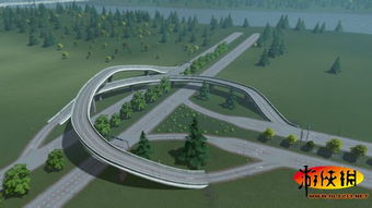 高效打造都市天际线2苜蓿叶立交桥，解锁建筑新境界