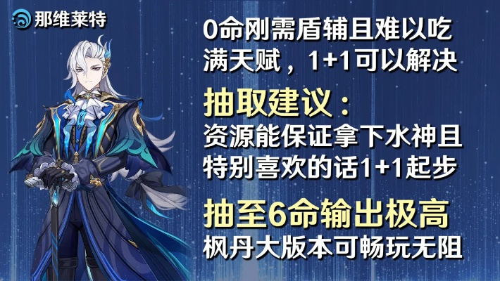 那维莱特抽卡必看：深度解析其培养价值与策略