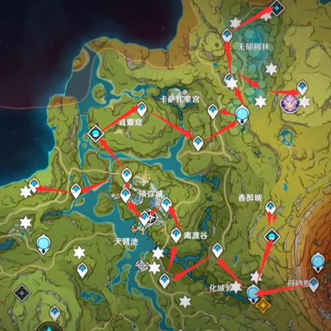 水神瞳全攻略：4.1版《原神》65个瞳收集秘籍大公开