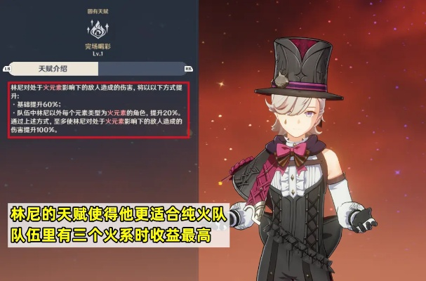 《原神4.0林尼攻略》武器圣遗物搭配技巧深度解析，打造强力输出阵容