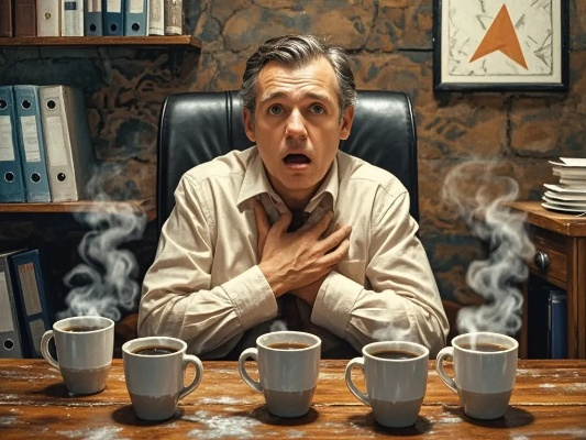 空腹咖啡惊魂：男子心悸麻麻，头晕险象环生