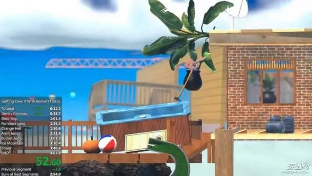 为什么90%玩Getting Over It的人，都卡在了烟囱之后？