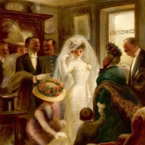 法国新郎西装广告筹万金，创意筹婚新风尚