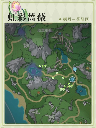 虹彩蔷薇在哪？枫丹全地图采集路线+刷新机制深度拆解