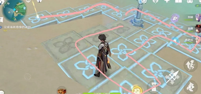 水月池解密卡关急救，水位下降+雷元素方碑顺序+继电石摆放全图解