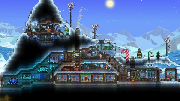 泰拉瑞亚雪原住民全解析，圣诞老人入住条件与雪原建房终极指南