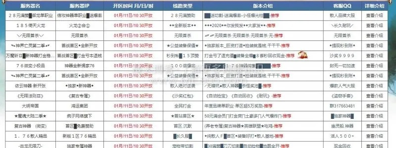 2025首区SF发布网内幕，3大渠道获取实时开服表避坑指南