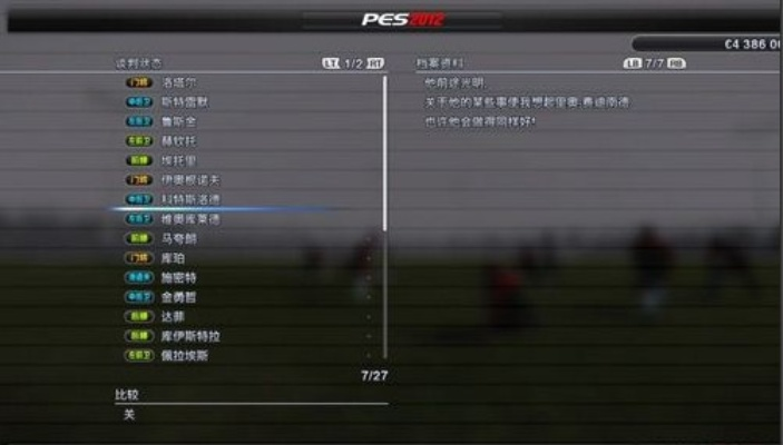 还在用实况足球2012原版名单？这15位被低估的妖人能让你的大师联赛碾压式夺冠