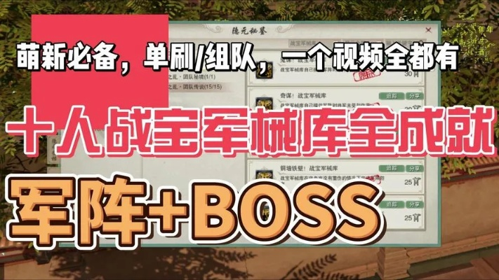 2026战宝军械库绝密攻略，3个隐藏机制让你秒变副本大神