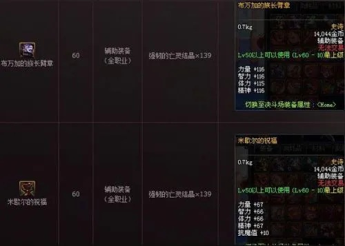 DNF领主之塔史诗装备怎么选？2026Q1最新掉落数据+职业匹配全攻略