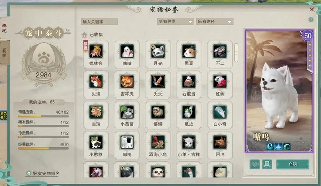 剑网三宠物全图鉴，2026新春版本20只奇遇宠物获取路线与隐藏机制深度拆解