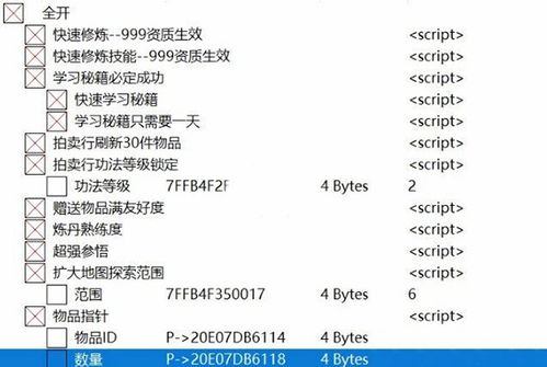 魔法黎明修改器黑话大全，从CT表到内存修改的进阶之路