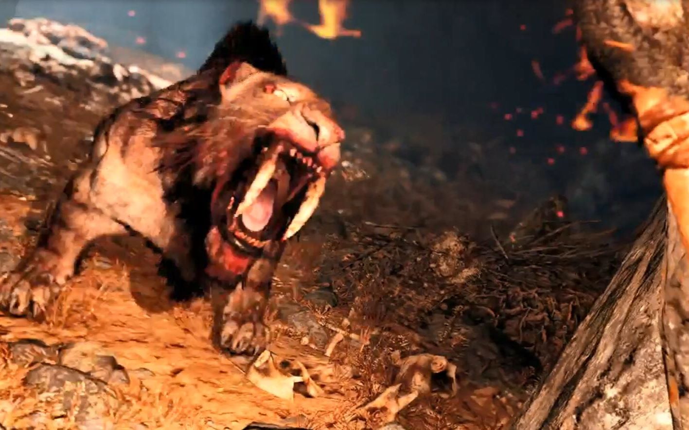 孤岛惊魂，原始杀戮生存狩猎门道拆解，如何驯服剑齿虎称霸欧罗斯？